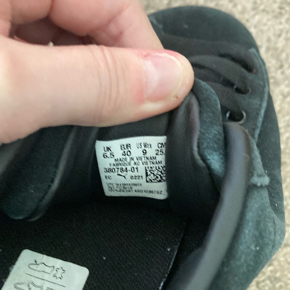 Puma Black and Gray Chunky Platform Sneakers - Picture 8 of 9
